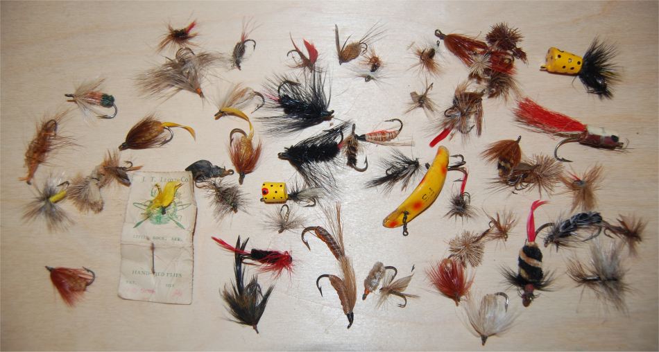 Assorted Makers - Pile of fly rod lures [FLY030] - $20.00 : , Joes Old Lures  Online Store